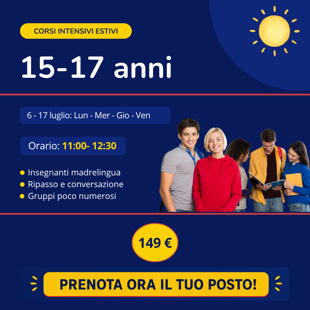 Corsi Inglese Scuole Superiori